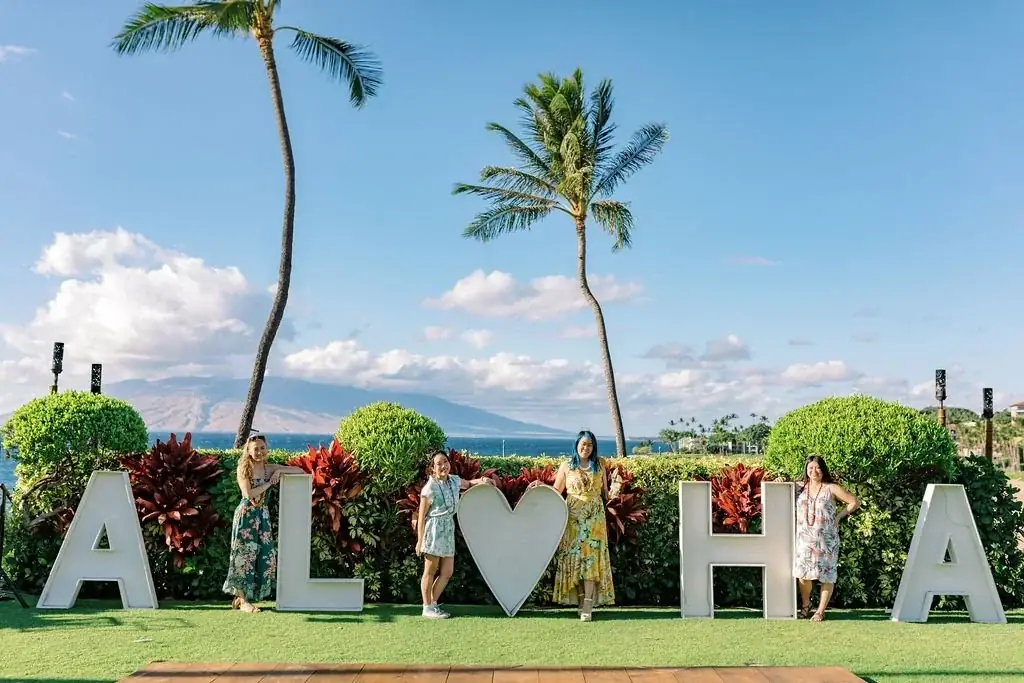Destination first birthday luau at Four Seasons Resort Maui at Wailea