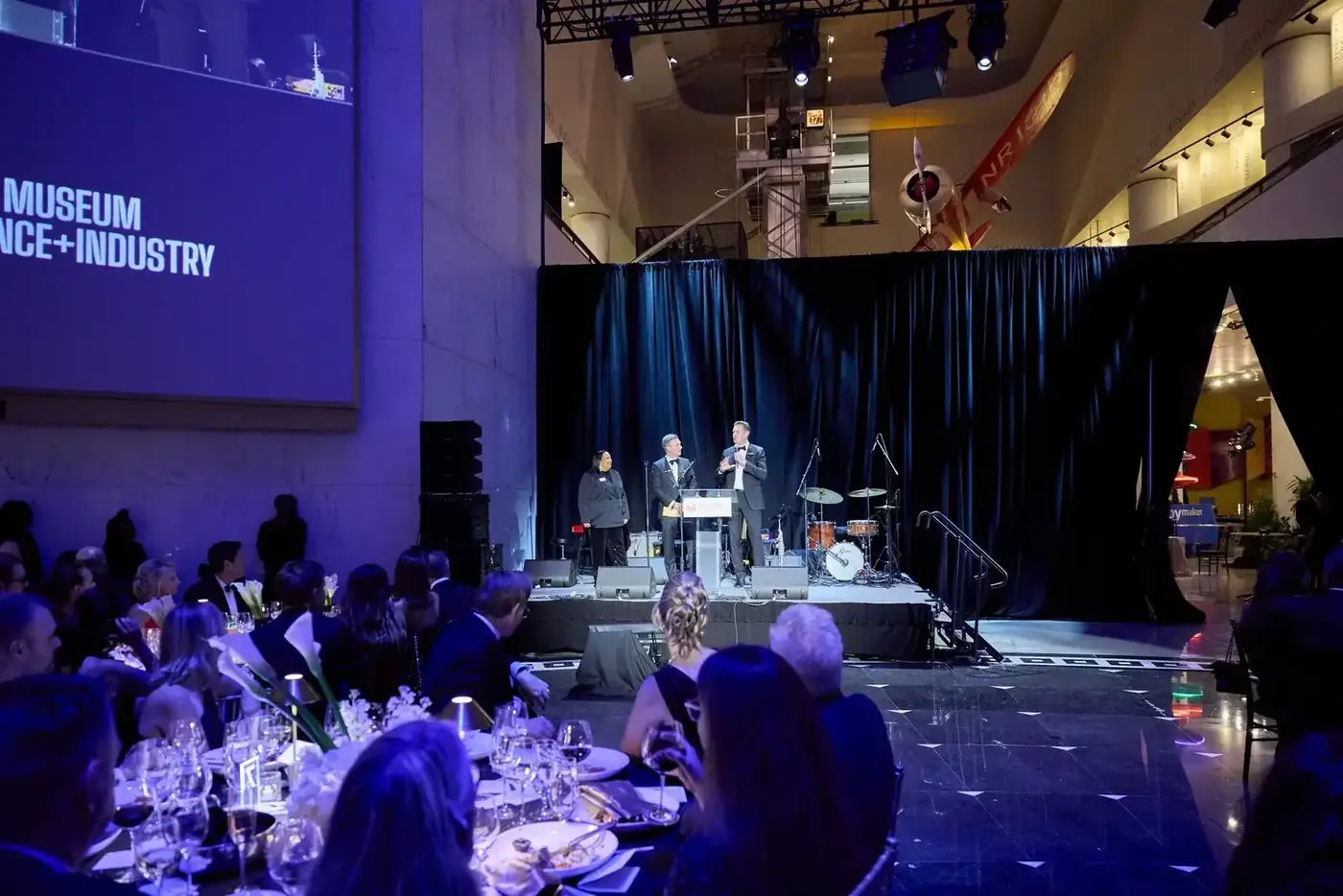 Black-tie guests at the Columbian Ball produced by Michigan Avenue Events